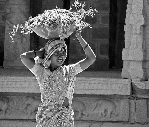 15 In temple, India 2006 - click to return